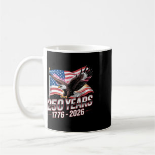 Mug Aigle 250 Ans Usa 1776-2026 Drapeau 250ème Anniver