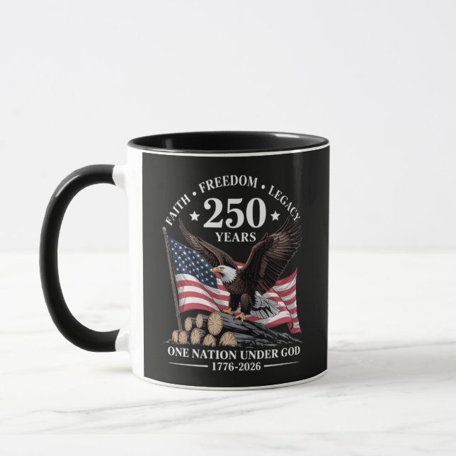 Mug Aigle 250e anniversaire États-Unis (Gauche)