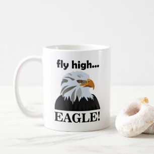 Mug Aigle à tête blanche volée Aigle haute