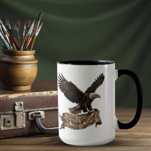 Mug Aigle américain avec bannière 250 ans de liberté