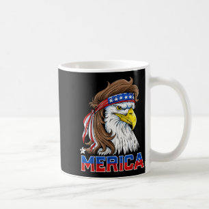 Mug Aigle américain Mullet 4 juillet Hommes Femmes Amé
