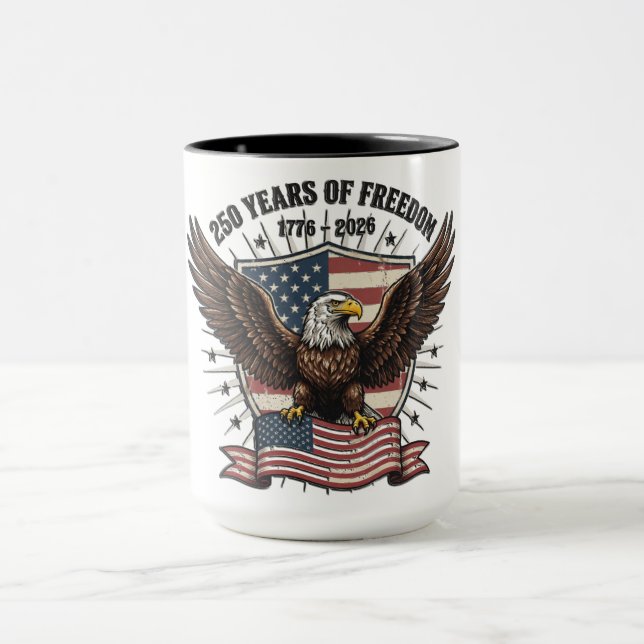 Mug Aigle Américain Patriotique (Centre)