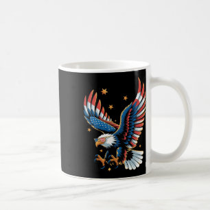 Mug Aigle chauve patriotique Drapeau américain 4 juill