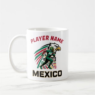 Mug Aigle de football national de Mexico Action Art