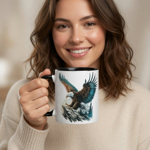 Mug Aigle en aquarelle