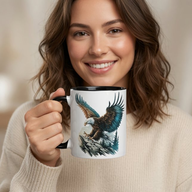 Mug Aigle en aquarelle (Créateur téléchargé)