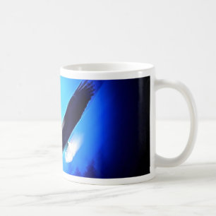 Mug Aigle en vol et Pleine lune