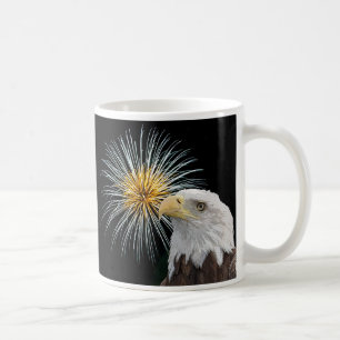 Mug Aigle et feux d'artifice