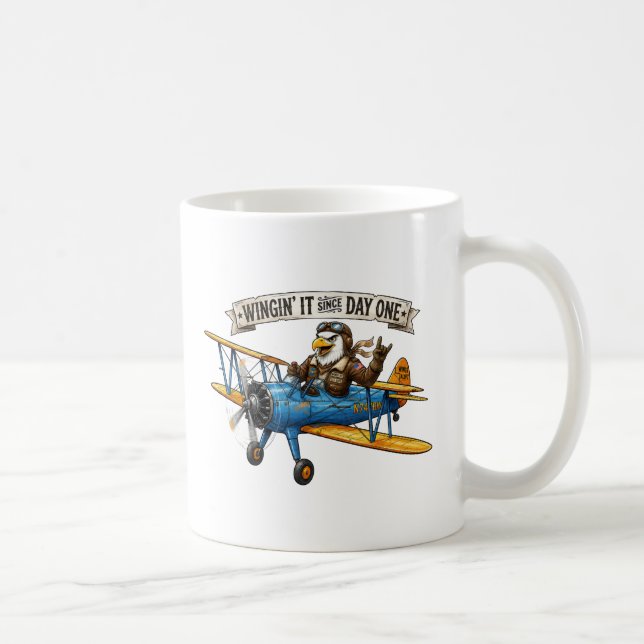 Mug Aigle Improvisant (Droite)