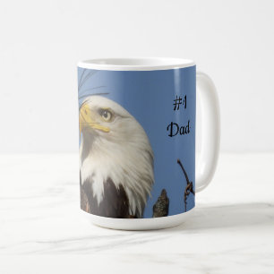 Mug Aigle Majestic mâle dans le nid - #1 Papa