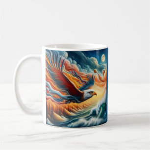 Mug Aigle Majestueux Voler Comme Un Aigle Imaginaire A