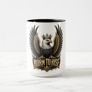 Mug Aigle Né pour S'Élever – Art de l'Oiseau Majestueu