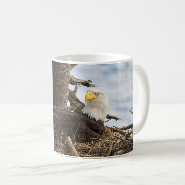 Mug Aigle nicheur (Devant droit)