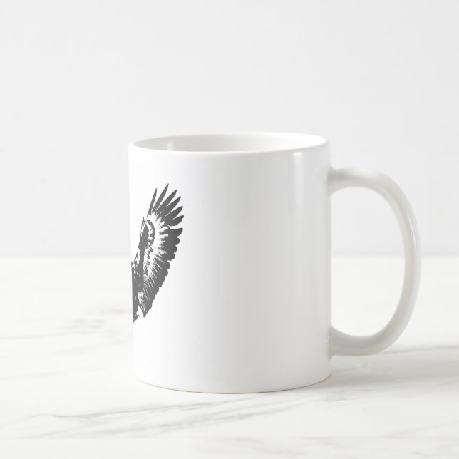 Mug Aigle noir et blanc (Droite)