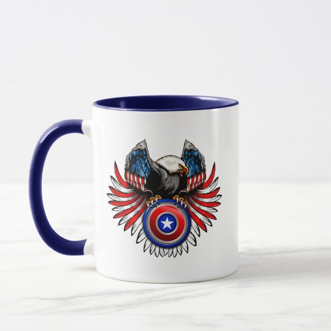 Mug Aigle patriotique des États-Unis (Gauche)