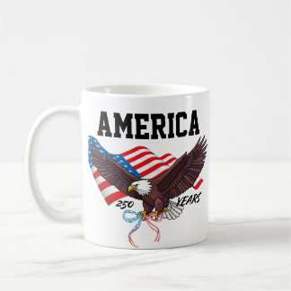 Mug Aigle PNG pour le 250e anniversaire des États-Unis