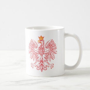 Mug Aigle Polonais En Rouge
