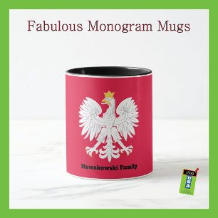 Mug Aigle polonaise 🦅 Polski Pologne Crête rouge