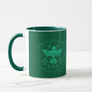 Mug Aigle tribal sarcelle