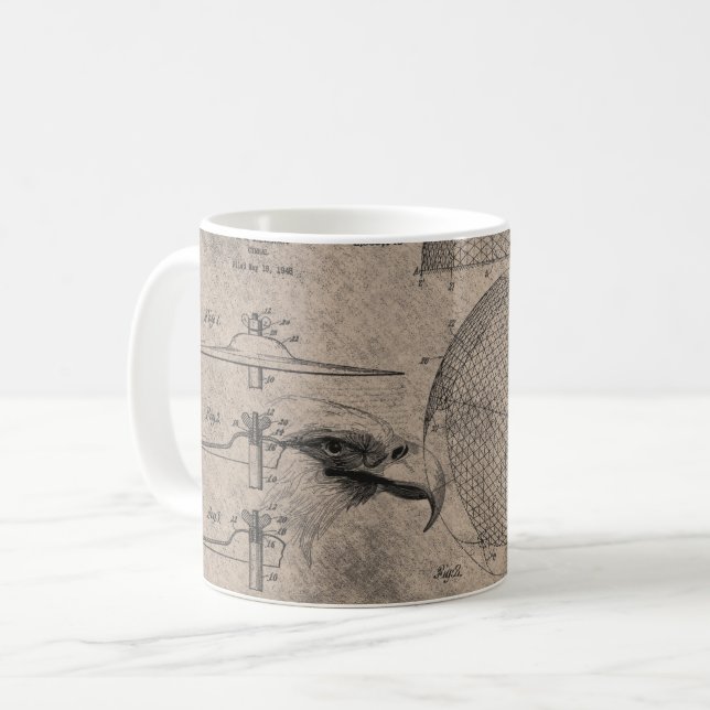 Mug Aigle vintage (Devant gauche)