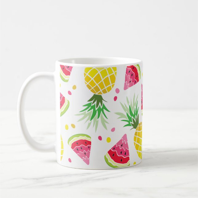 Mug Aiguille de pastèque Été Imprimer sans joint (Gauche)
