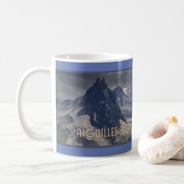 Mug Aiguilles d'Arves, Savoie, France (Avec donut)