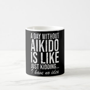 Mug Aikido Sport Arts Martiaux Dire Un Cadeau