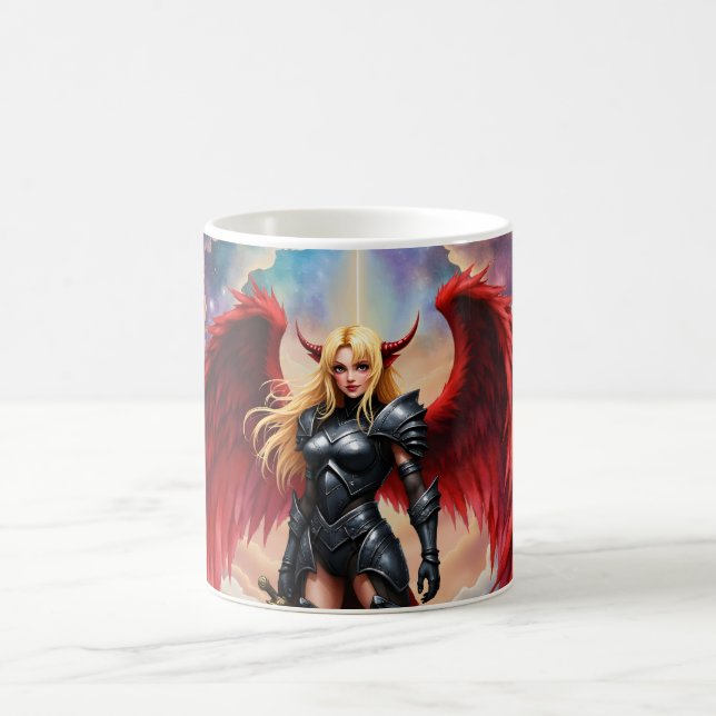 Mug Aile cramoisie – Guerrière Ange Déchue.  (Centre)