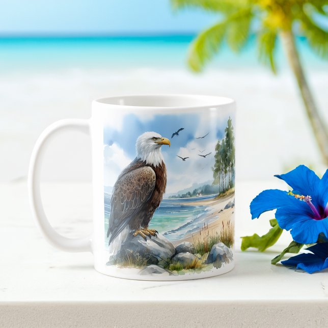 Mug Aile d'été Aigle chauve (Créateur téléchargé)