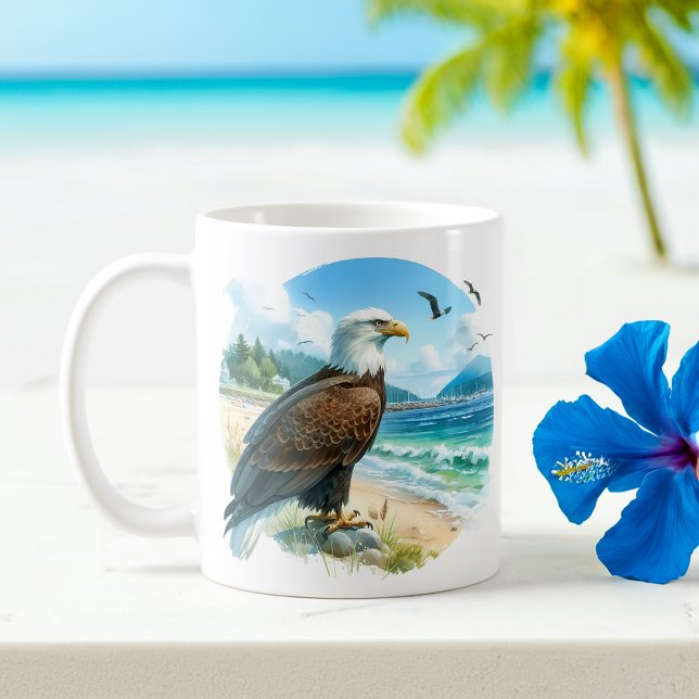 Mug Aile d'été Aigle chauve (Créateur téléchargé)
