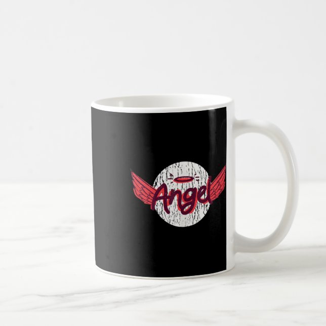 Mug Ailes Anges Et Halo Drôle Pour Les Mauvaises Fille (Droite)