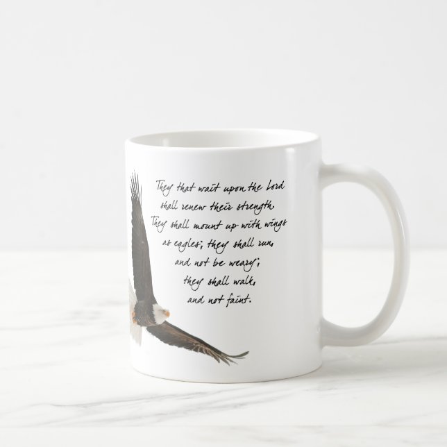 Mug Ailes comme Eagles Isaïe 4o : 31 (Droite)