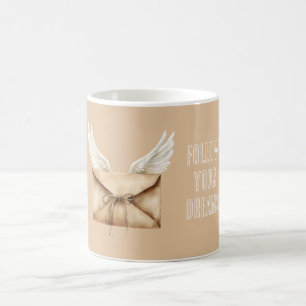 Mug Ailes d'ange d'enveloppe de crème