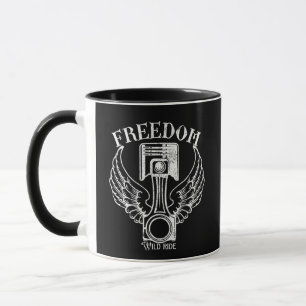 Mug ailes rétro piston vintage piston
