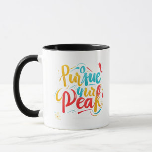 Mug "Aim for Peaks"