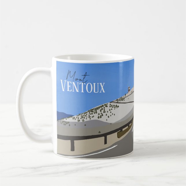 Mug Aimant cyclable Mont Ventoux (Gauche)