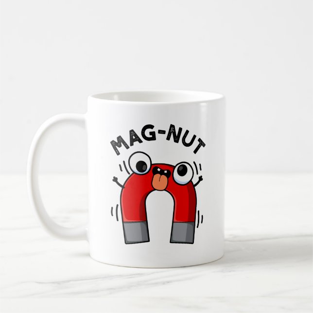 Mug Aimant drôle de jeu de mots sur les noix (Gauche)