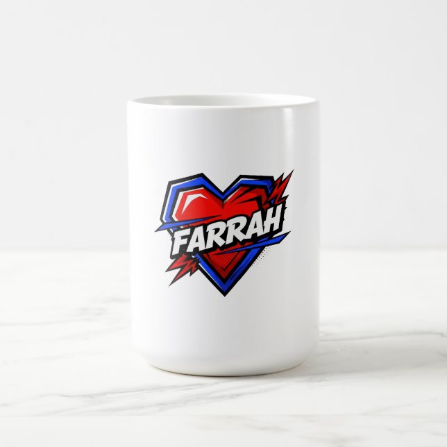 Mug Aime Farrah (Centre)