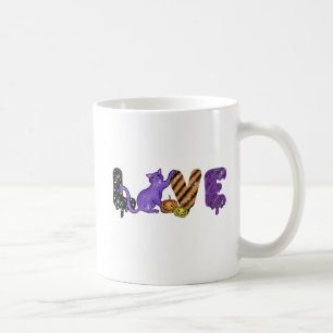 Mug Aimer avec un chat mignon pour Halloween