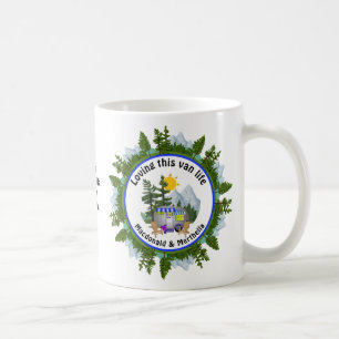 Mug AIMER CE VAN LIFE Camping CARAVAN Personnalisé