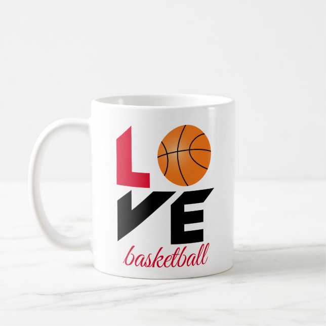 Mug Aimer le basket-ball (Gauche)