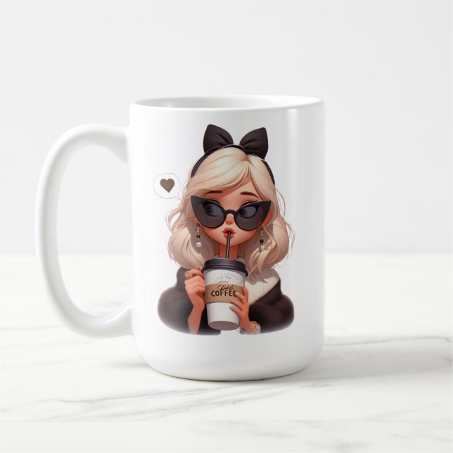 Mug Aimer le café (Gauche)