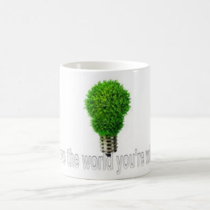 Mug Aimer le monde avec lequel vous êtes