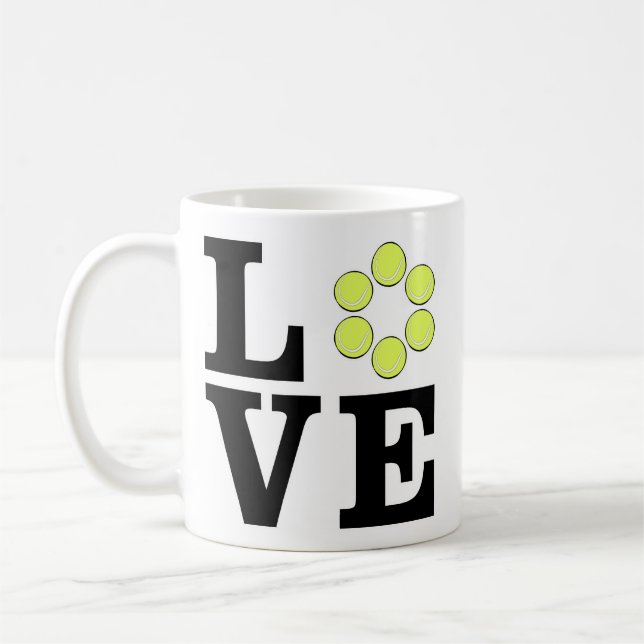 Mug Aimer le tennis (Gauche)