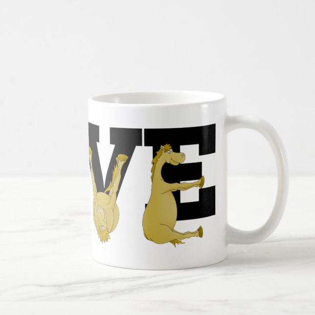 Mug AIMER poney agile (Droite)