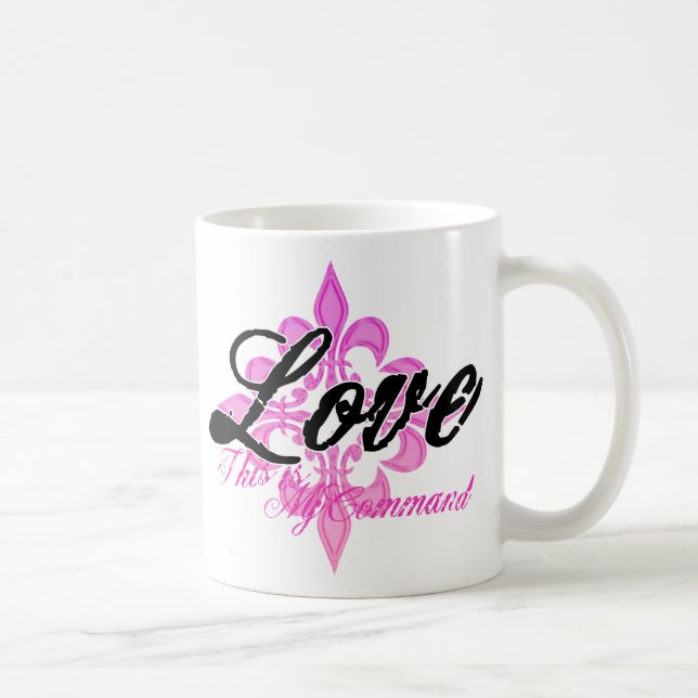 Mug Aimez ceci est ma commande (Droite)