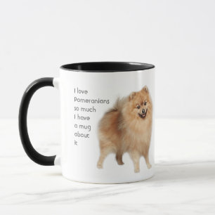 Mug Aimez Les Chiens Poméraniens Tellement De Citation