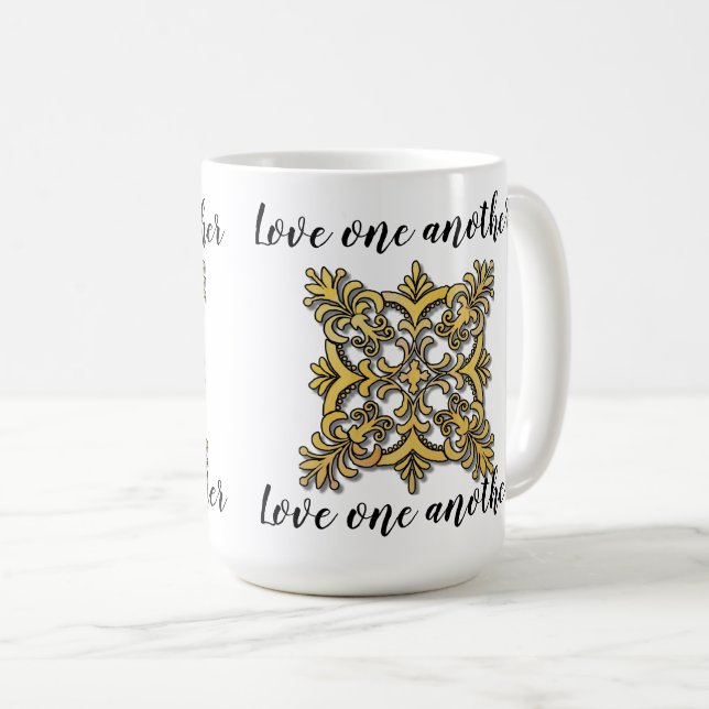 Mug Aimez les uns les autres débardeur (Devant droit)