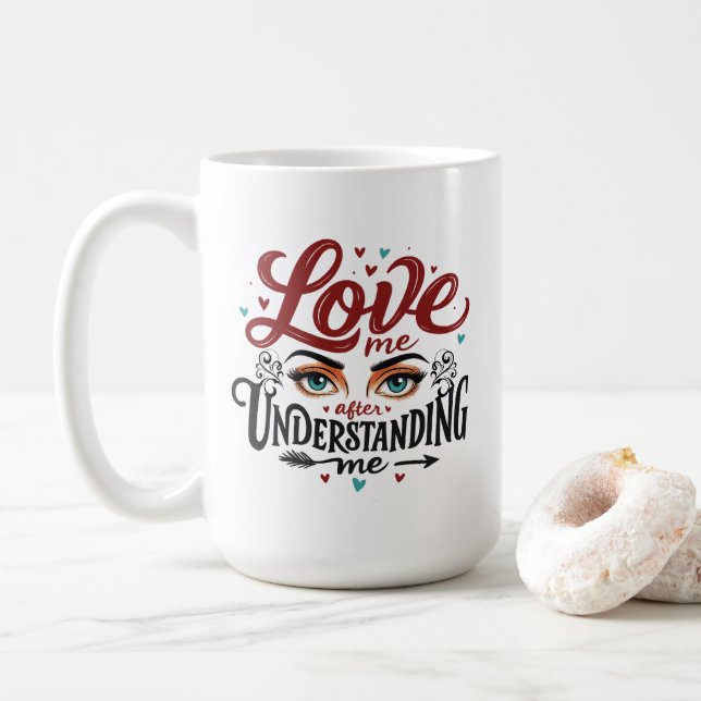 Mug Aimez-moi après m'avoir compris (Avec donut)