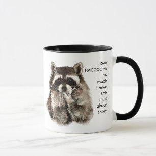 Mug Aimez tellement les RACCOONS que je me plaisante C